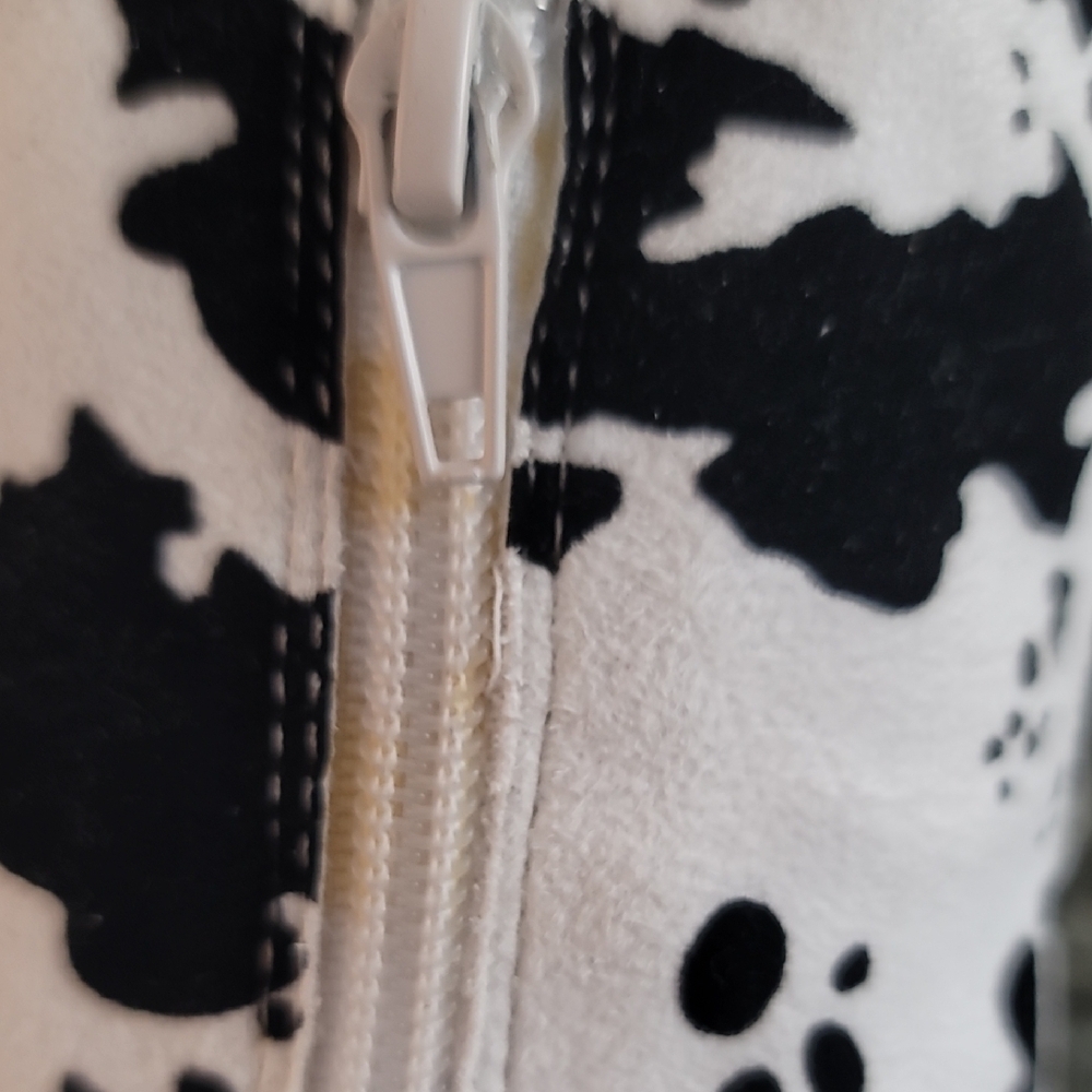 Altar'd State Black and White  Cow Patterned Heeled Boots - Picture 15 of 16